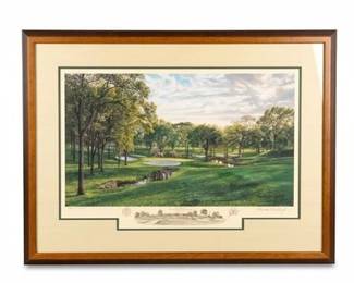 278  Linda Hartough 2001 U.S. Open 12th Hole Signed Limited Edition Print