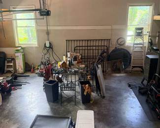 Garage Workshop Overview Furniture Equipment Storage Shelves Tools Miscellaneous