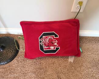 South Carolina Gamecocks Red Throw Pillow College Sports Fan Memorabilia NCAA