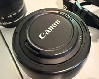 Canon Camera Lens Cap Black SLR DSLR Photography Equipment Accessories