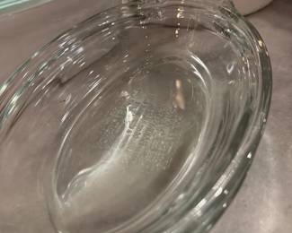 Large Clear Glass Mixing Bowl Serving Bowl Kitchen Bakeware Cookware Essentials