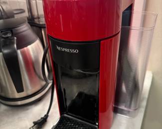 Nespresso Vertuo Coffee Espresso Machine Red Black Pod Capsule Kitchen Appliance