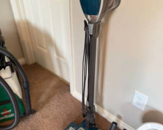 Cordless Stick Vacuum Cleaner Teal Blue Upright Lightweight Floor Care Appliance