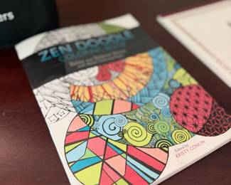 Zen Doodle Adult Coloring Book Art Books Creative Drawing Craft Hobby Relaxation
