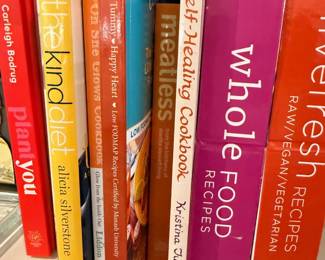 Cookbooks Lot Healthy Eating Whole Food Vegan Vegetarian Recipes Book Collection