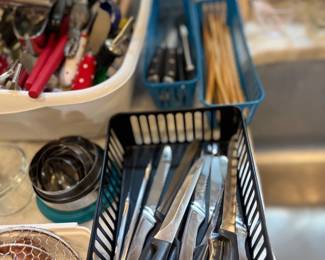 Kitchen Gadgets Utensils Tools Lot Counter Organizer Cooking Accessories Drawer