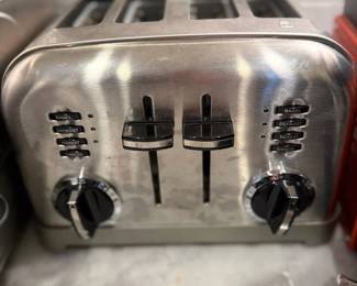 Stainless Steel 4 Slice Toaster Kitchen Small Appliance Countertop Breakfast