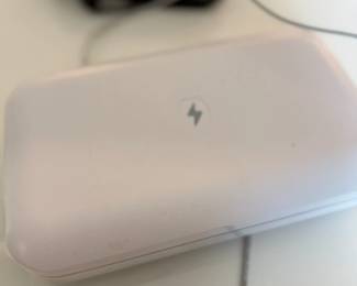 Wireless Earbuds Charging Case White Bluetooth Headphones Electronics Audio Tech