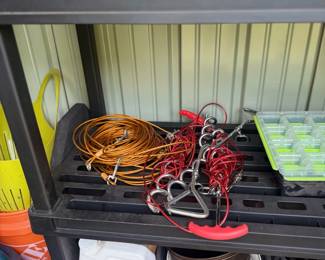 Garage Shelf Extension Cords Potting Mix Garden Supplies Hardware Miscellaneous