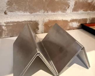 Stainless Steel Taco Holders Stands Kitchen Serving Mexican Food Accessories