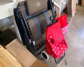 Luggage Suitcases Red Polka Dot Bags Travel Boxes Garage Miscellaneous Storage