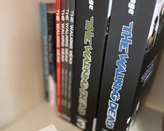 Walking Dead Graphic Novels Trade Paperbacks Image Comics Collection Lot Shelf