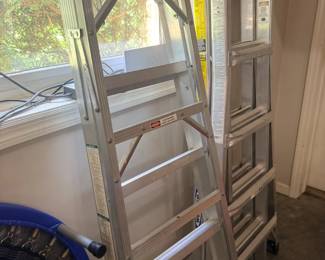 Aluminum Extension Ladder Tall Garage Tools Equipment Werner Climbing
