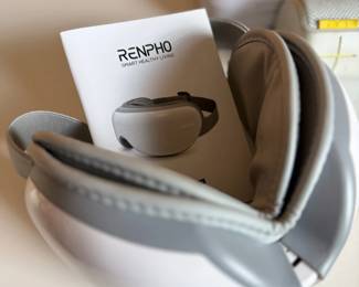 Renpho Eye Massager Heat Compress Bluetooth Music Relaxation Wellness Personal Care