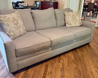 Living Room Sofa Chandelier Hardwood Floors Furniture Home Decor