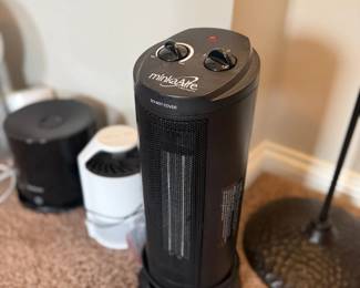 Tower Space Heater Ceramic Oscillating Electric Portable Heating Home Appliance