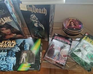 Star wars, xena, witchblade, spawn