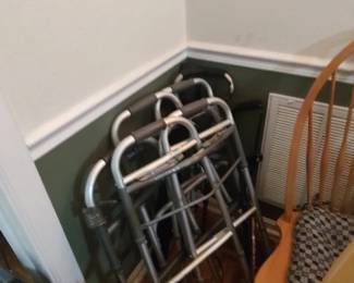 Handicapped walkers and canes