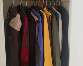 Lots of clothes some still have price tags