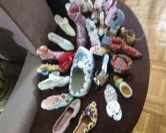 Miniature shoe collection