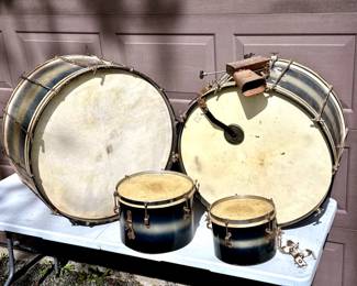 Ludwig WhiteCalf Drum Set