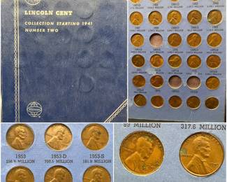 Lincoln Cents 1941- Whitman Coin Album Number Two