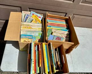 (3) Boxes Of Children’s Books Feat - Sesame Street & Charlie Brown