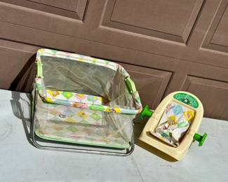 Cabbage Patch Kids Doll Crib & Rocker