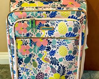 Large Lily Bloom Suitcase