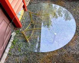 Glass Top Table