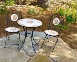 Mosaic Style Tea Table