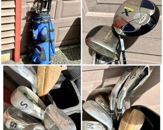 Left Handed Ben Hogan Clubs In Top Flite Golf Bag