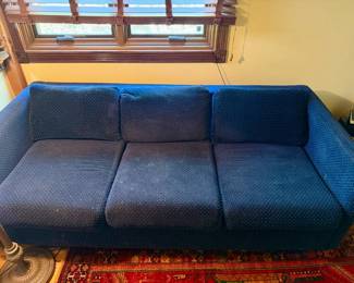 Vintage Polka Dot Pull Out Couch