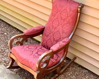 Beautiful Victorian Style Rocking Chair