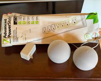 (2) Smart Speakers & (2) Power Strips