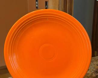 Orange Fiestaware Platter