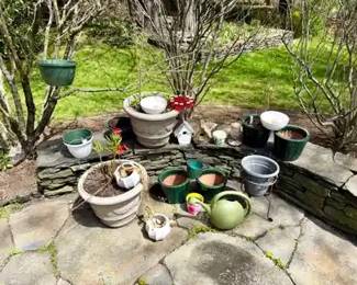 Ceramic Pots & Bird Houses