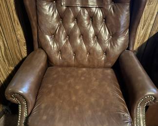 Leather recliner