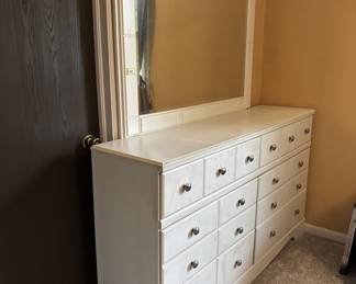 Dresser with mirror