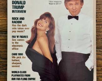 1990 Donald Trump Playboy. Rare!