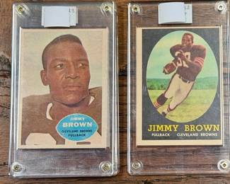 1958 Topps Jim Brown Rookie Card!