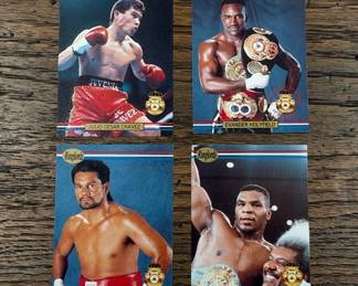 Boxing cards - rare Mike Tyson 'Sample' card
