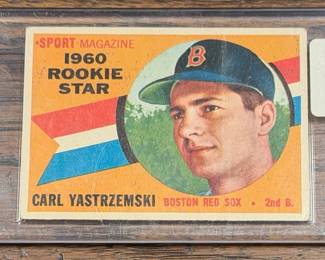 Carl Yastrzemski Rookie Card
