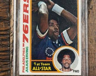 Rare Topps Dr. J Card!
