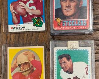 Terry Bradshaw Rookie Card, Len Dawson, Earl Morrall