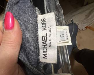 Chambray Michael Kors Collection Dress Size 6