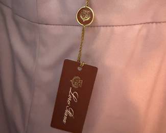 Loro Piana Pink Fine Wool Tailored Trousers