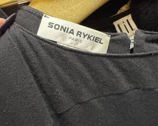 Sonia Rykiel Black Knit Long Sleeve Top