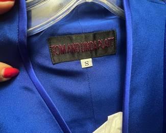 Cobalt Blue Structured Jacket by Tom and Linda Platt