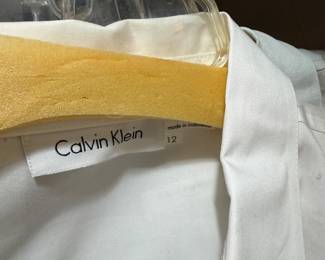 White Cotton Calvin Klein Blouse